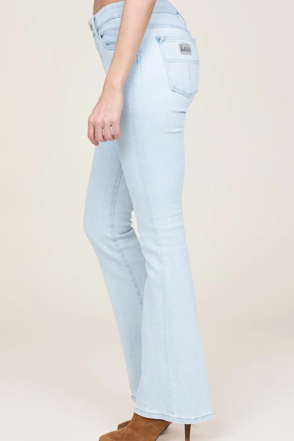 High Waist Flared Jeans Raval L34 | Blue... | Lois Jeans | Little Soho