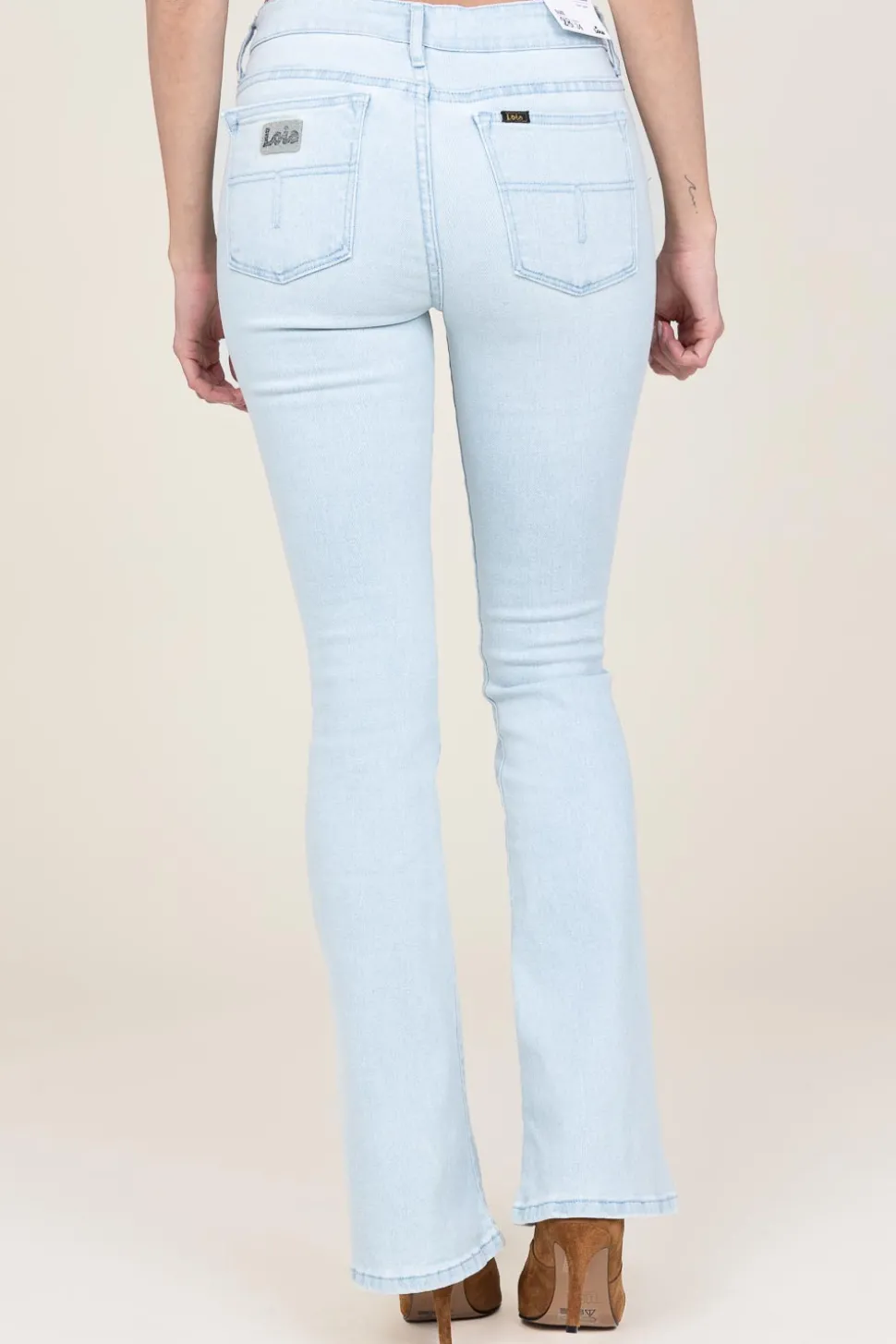 High Waist Flared Jeans Raval L34 | Blue... | Lois Jeans | Little Soho