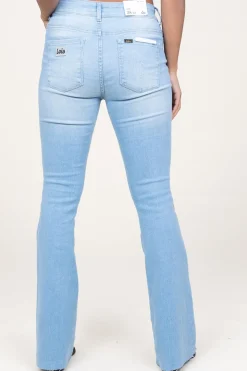 High-Waist Flared Jeans Raval Edge L34 | Blue... | Lois Jeans | Little Soho