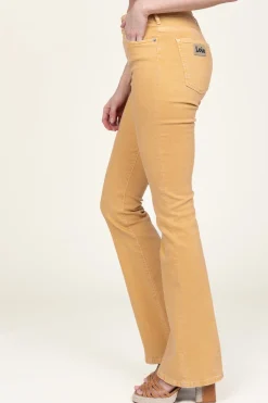 High Waist Flared Stretch Jeans Raval L32 | Yellow... | Lois Jeans | Little Soho