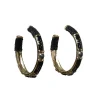 Hoops Saphira Confetti Medium | Black... | Barong Barong | Little Soho