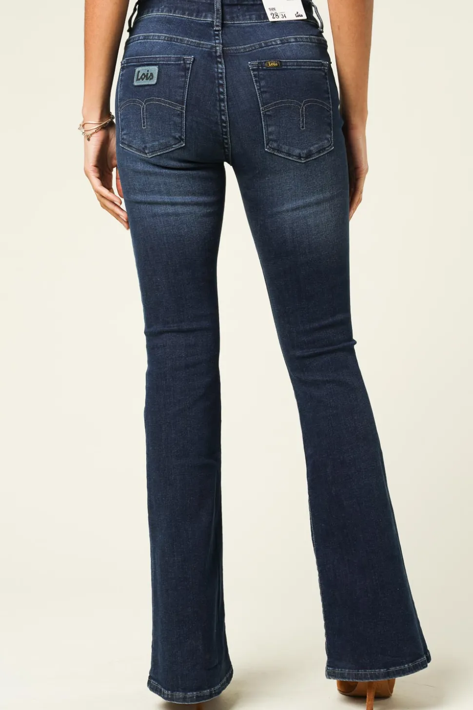 Hw Flared Jeans Raval L32 | Dark Blue... | Lois Jeans | Little Soho