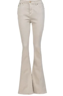 Hw Flared Stretch Jeans Raval L34 | Beige... | Lois Jeans | Little Soho