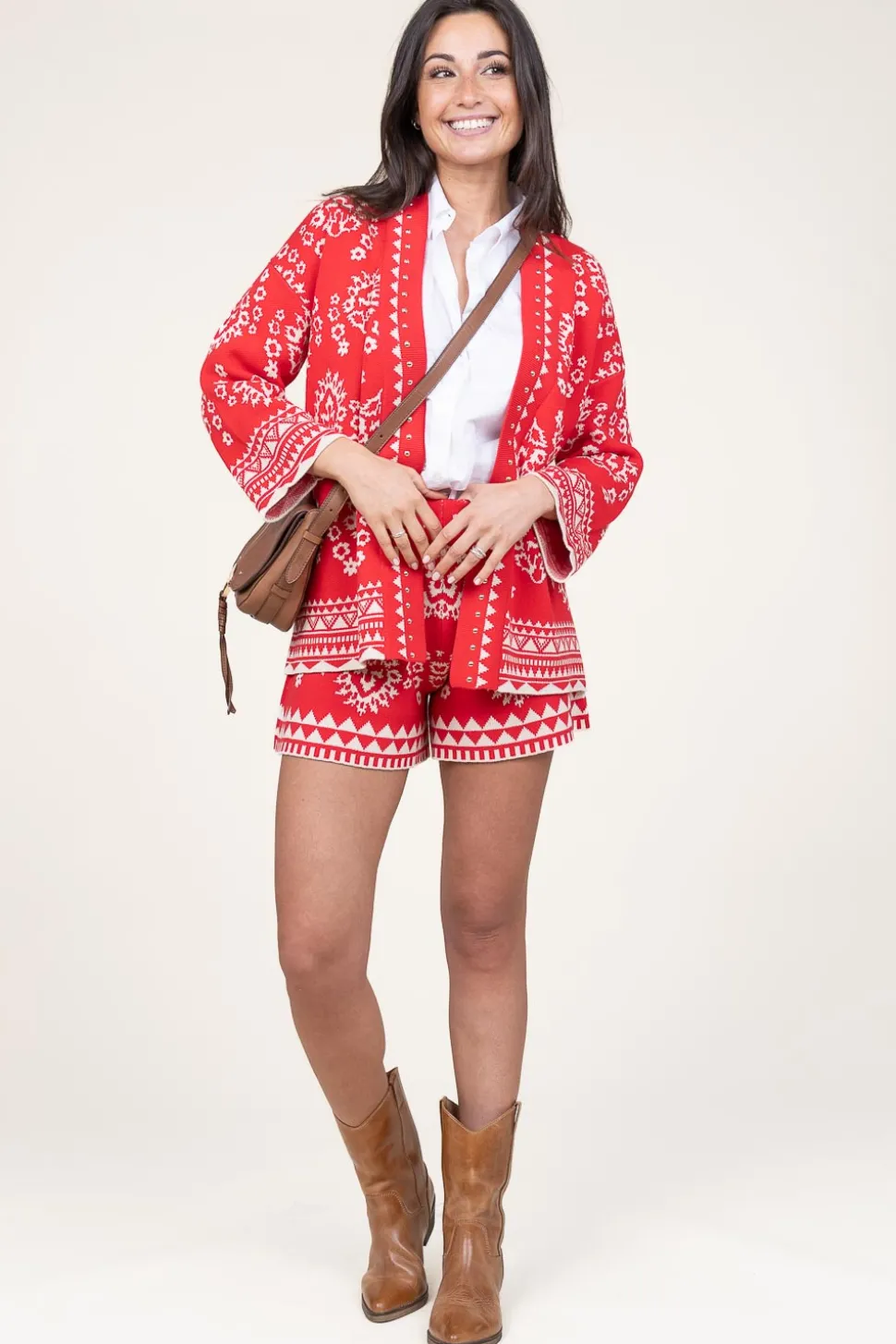 Jacquard Short Pergola | Red... | Liu Jo | Little Soho