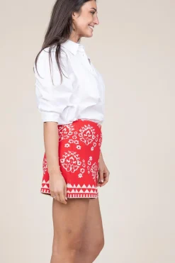 Jacquard Short Pergola | Red... | Liu Jo | Little Soho