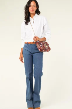 Jacquard Shoulder Bag Moon | Multi... | Vanessa Bruno | Little Soho