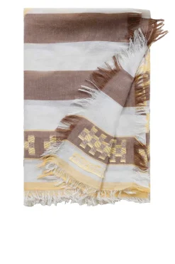 Jacquard Soft Scarf Lizzy | Camel... | Moment Amsterdam | Little Soho
