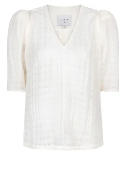 Jacquard Viscose Blend Top Pomona | White... | Dante 6 | Little Soho