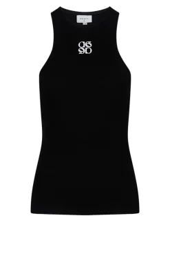 Jersey Rib Tanktop Ivi | Black... | Dante 6 | Little Soho