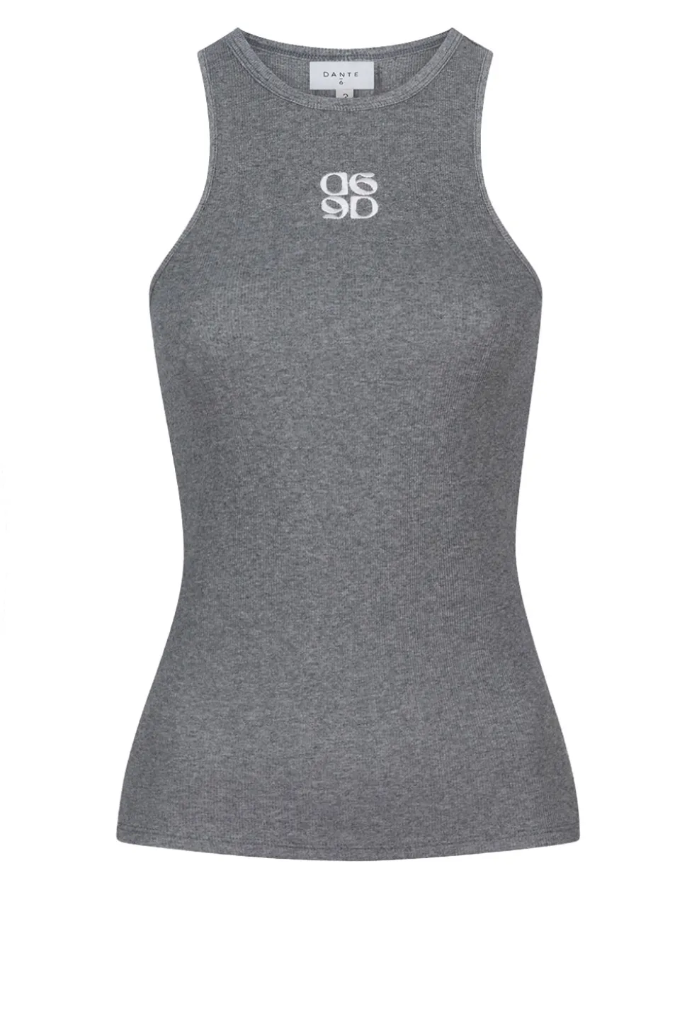 Jersey Rib Tanktop Ivi | Grey... | Dante 6 | Little Soho