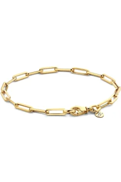 14K Gold Chain Bracelet Charm Petite | Gold... | Just Franky | Little Soho