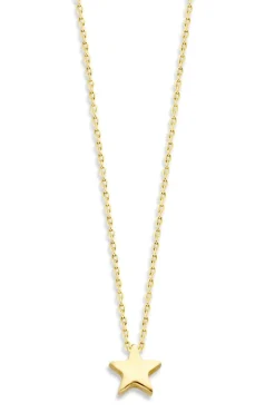 14K Gold Necklace Star | Yellow Gold... | Just Franky | Little Soho