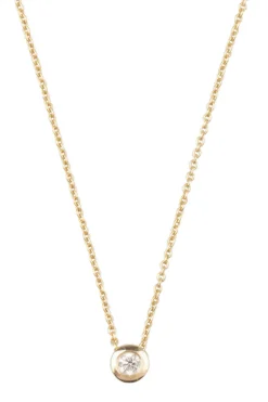 14K Gold Necklace | Yellow Gold... | Just Franky | Little Soho