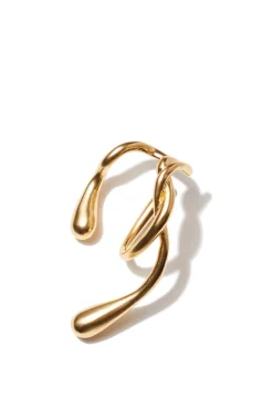 18K Gold Plated Ear Cuff Parfait | Gold... | Mimi Et Toi | Little Soho