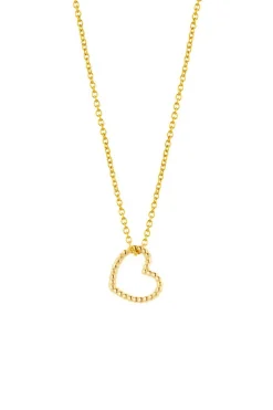 14K Gold Vintage Heart Necklace | Gold... | Just Franky | Little Soho