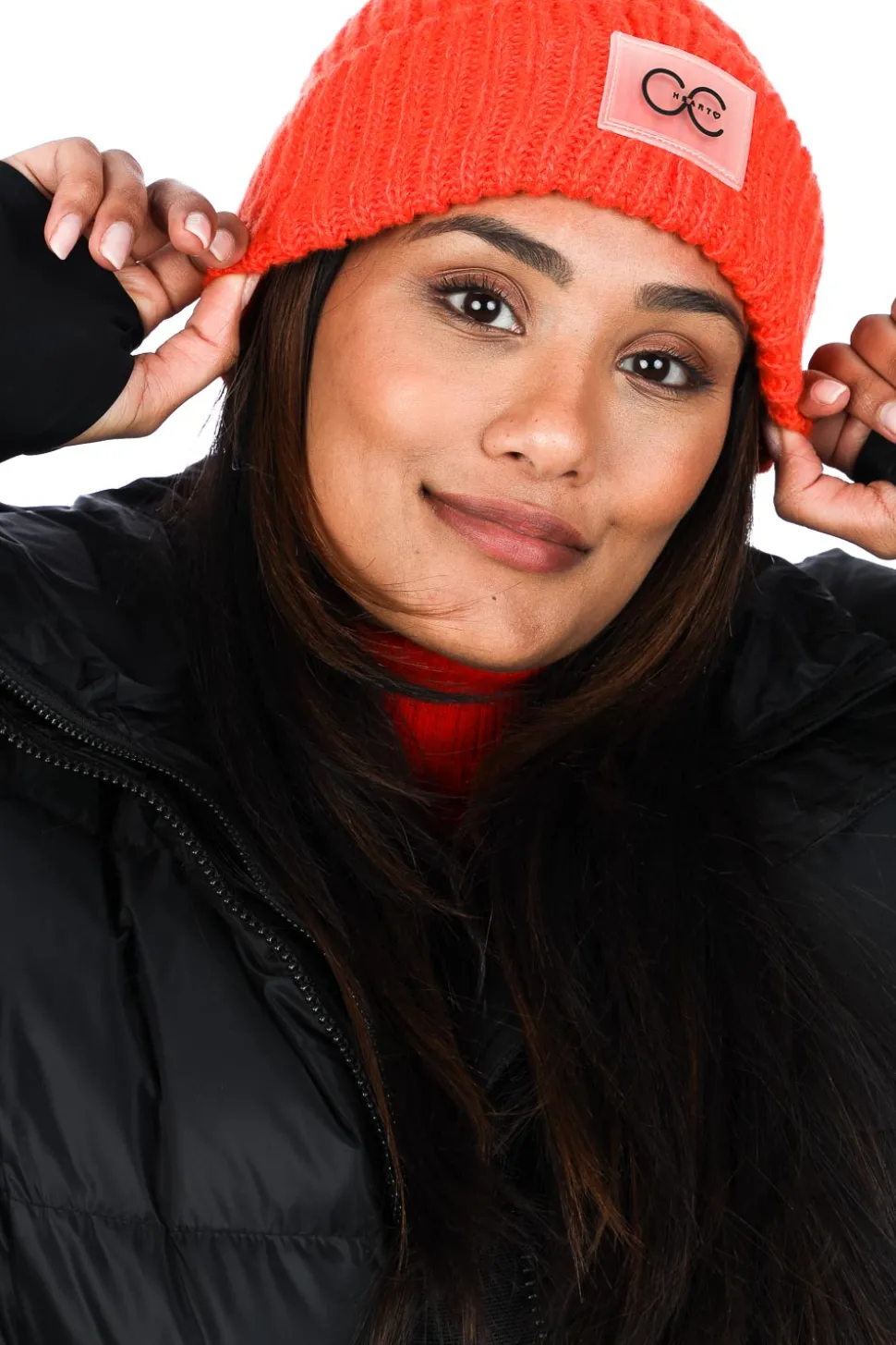 Knitted Beanie Bella | Orange... | Cc Heart | Little Soho