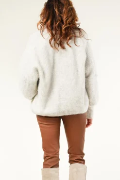 Knitted Cardigan East | Grey... | American Vintage | Little Soho