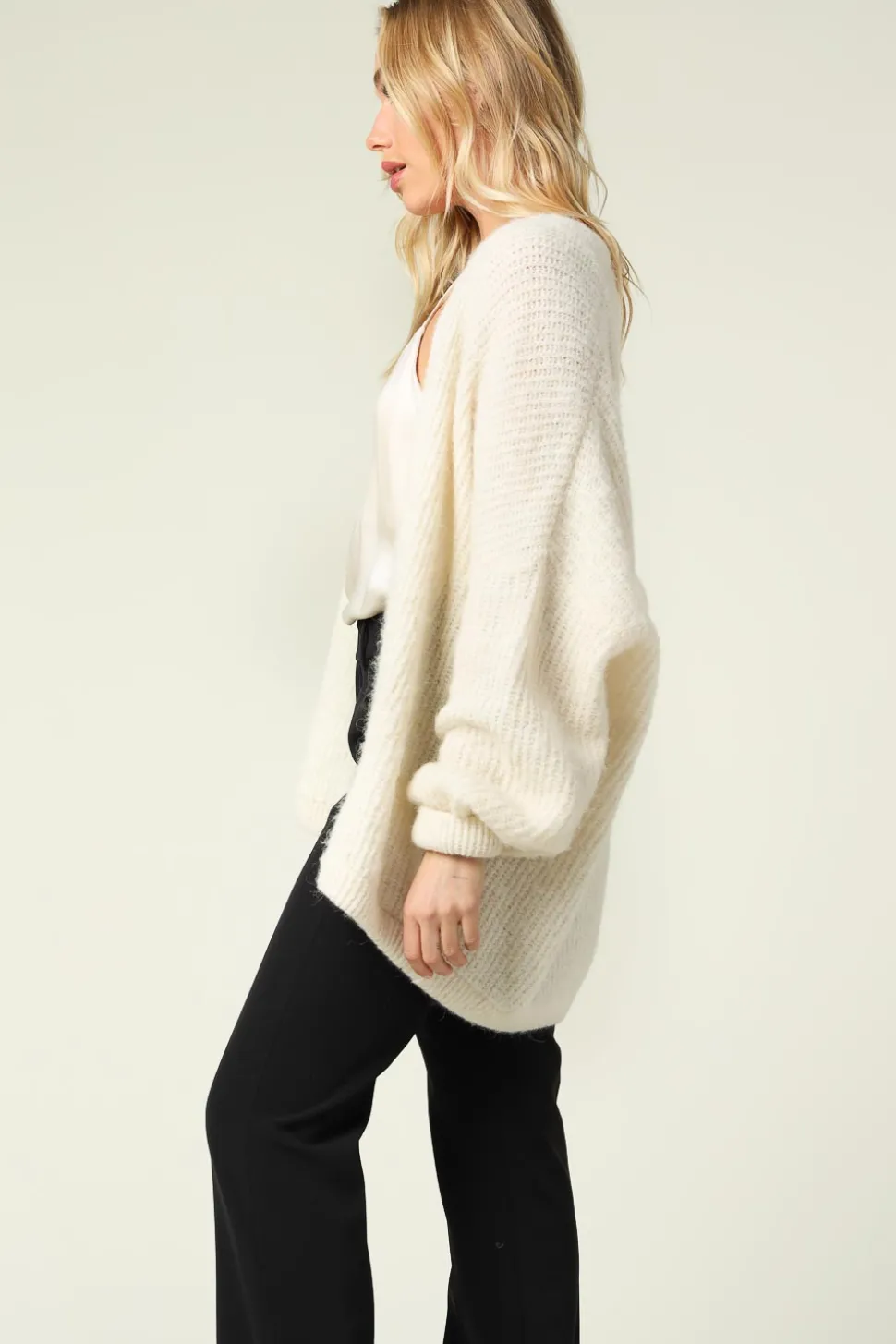Knitted Cardigan East | Natural... | American Vintage | Little Soho