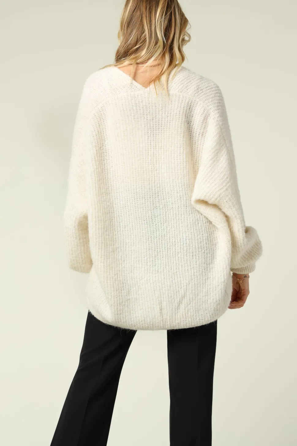 Knitted Cardigan East | Natural... | American Vintage | Little Soho