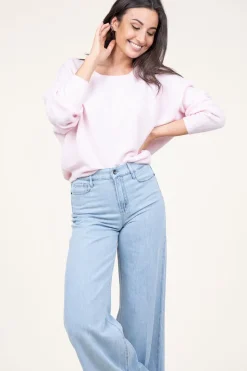 Knitted Sweater Damsville | Baby Pink... | American Vintage | Little Soho