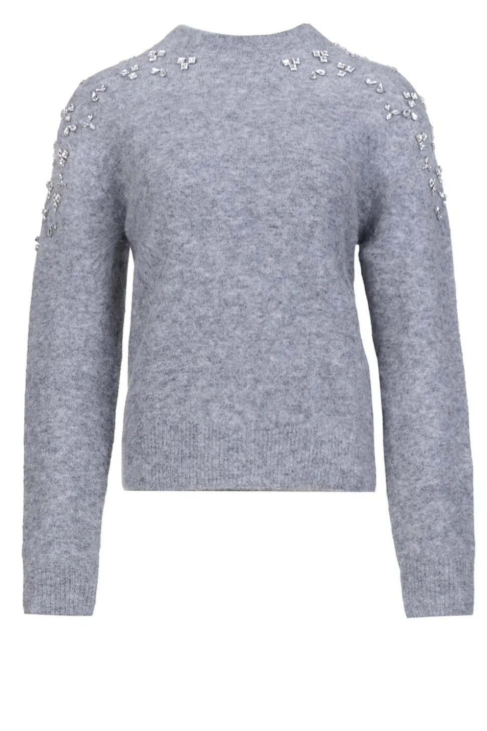 Knitted Sweater Sparkling | Grey... | Second Female | Little Soho