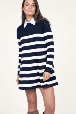 Knitted Tunic Dress Marantonia | Blue... | Ba&Sh | Little Soho