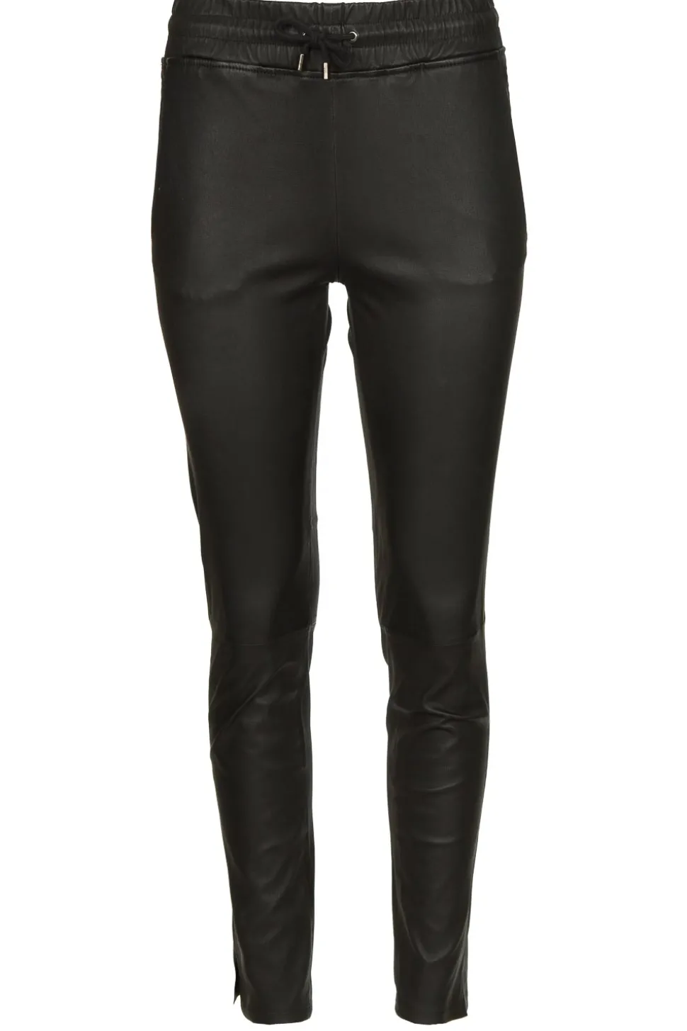Lamb Leather Stretch Jogger Naomi | Black... | Studio Ar | Little Soho