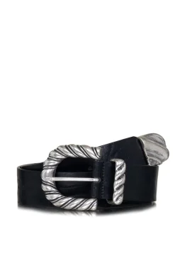 Leather Belt Praiano | Black... | Berenice | Little Soho