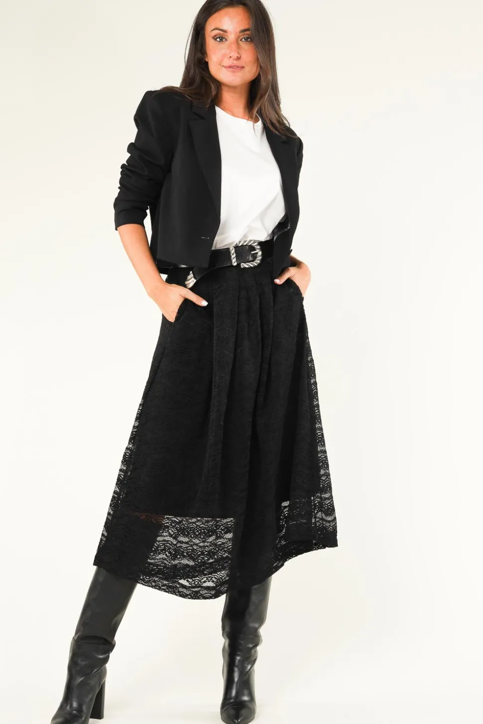 Leather Belt Praiano | Black... | Berenice | Little Soho
