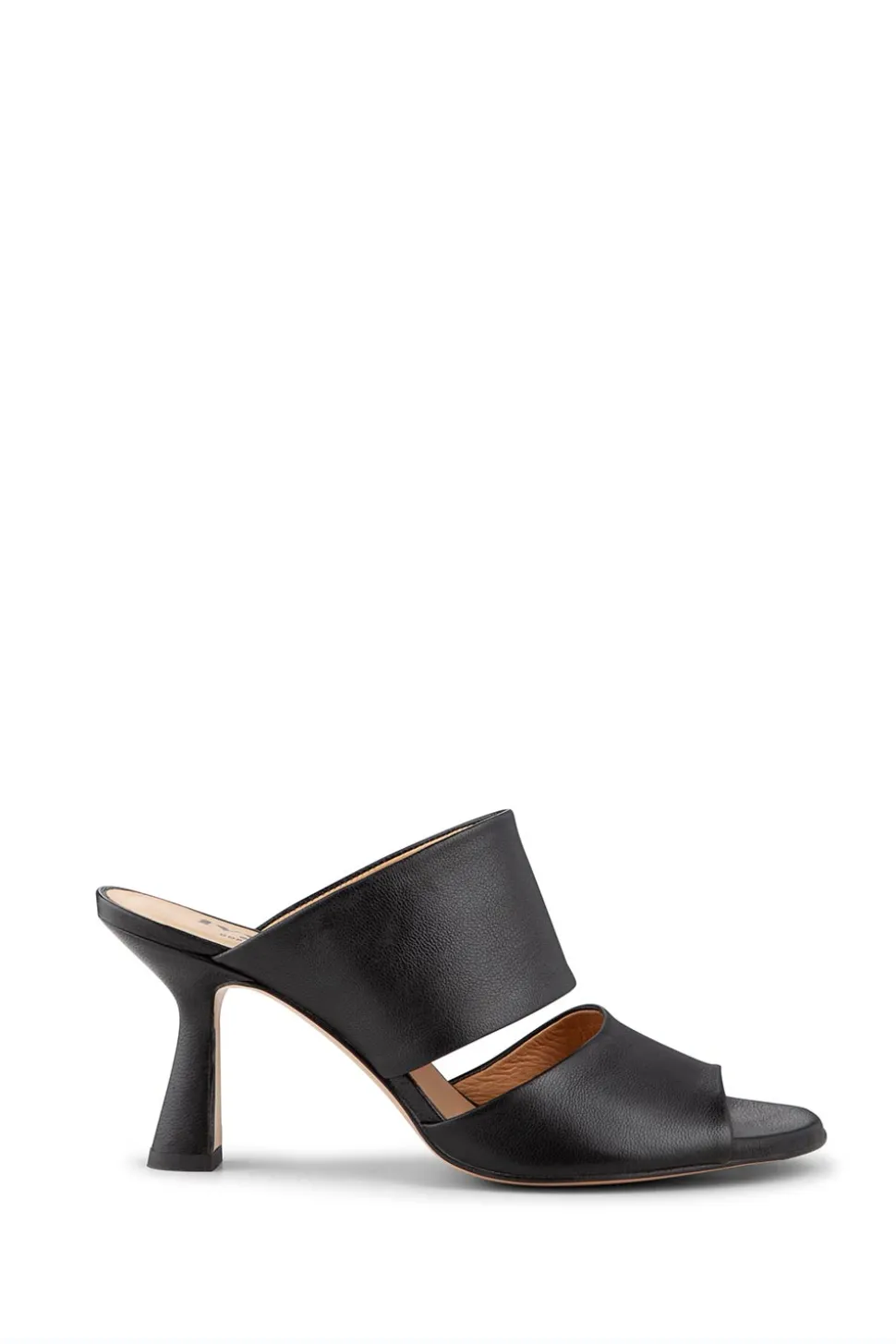 Leather Sandals With Heel Marilyn | Black... | Ivylee Copenhagen | Little Soho