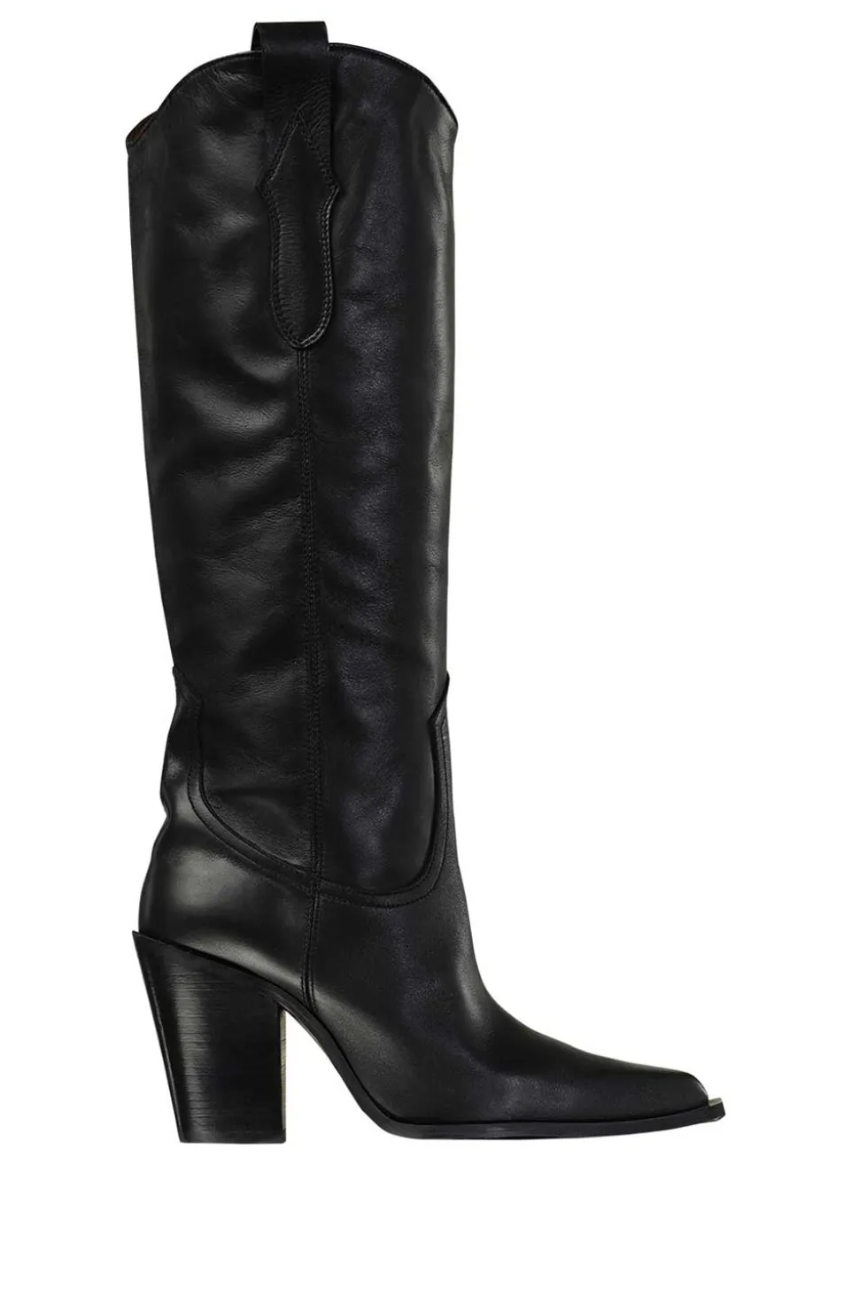 Leather Western Boots Ana | Black... | Toral | Little Soho