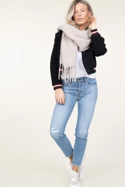 Lined Baseball Jacket Hugh | Black... | Ba&Sh | Little Soho