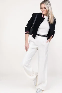 Lined Baseball Jacket Hugh | Black... | Ba&Sh | Little Soho