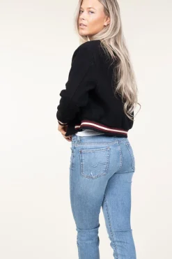 Lined Baseball Jacket Hugh | Black... | Ba&Sh | Little Soho