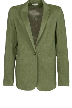 Linen Mix Blazer Nadjo | Green... | Louizon | Little Soho
