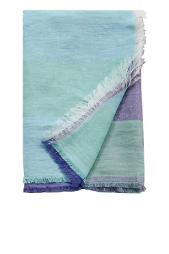Linen Mix Scarf With Print Tara | Multi... | Moment Amsterdam | Little Soho
