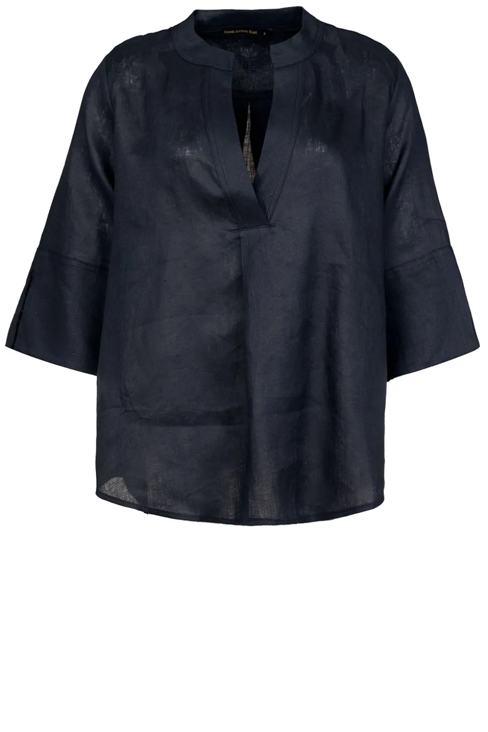 Linen Top Sena | Black... | Greek Archaic Kori | Little Soho
