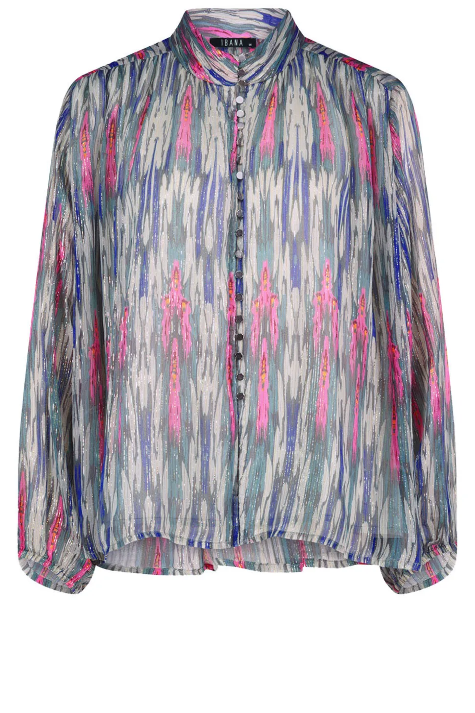 Lurex Blouse With Print Talici | Multi... | Ibana | Little Soho