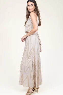 Lurex Midi Skirt Santa Maria | Nude... | Liu Jo | Little Soho