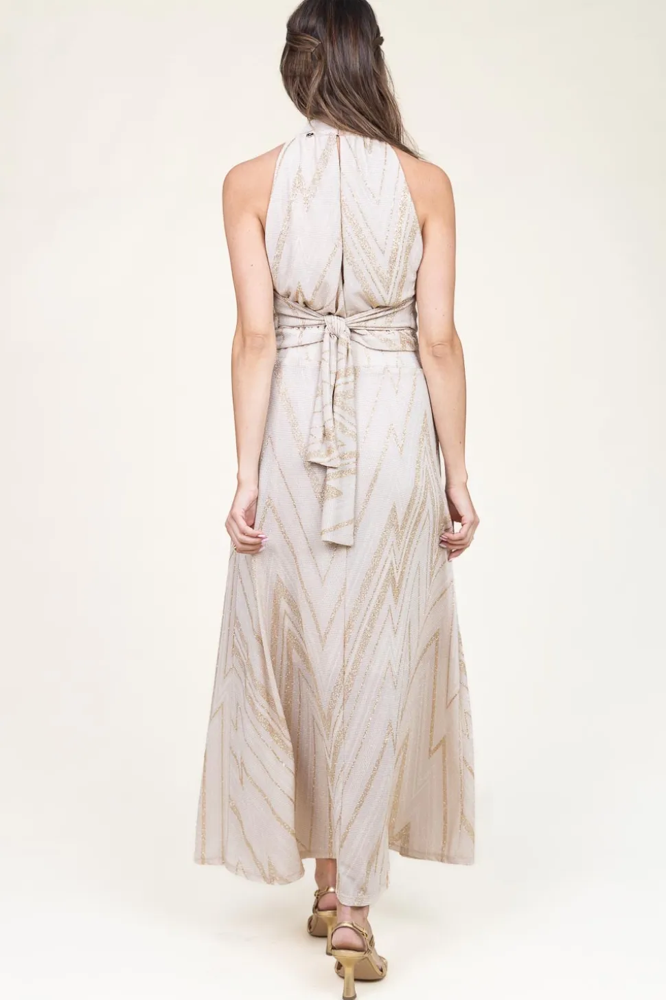 Lurex Midi Skirt Santa Maria | Nude... | Liu Jo | Little Soho