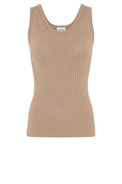 Lyocell Tricot Top Trippa | Beige... | Herskind | Little Soho