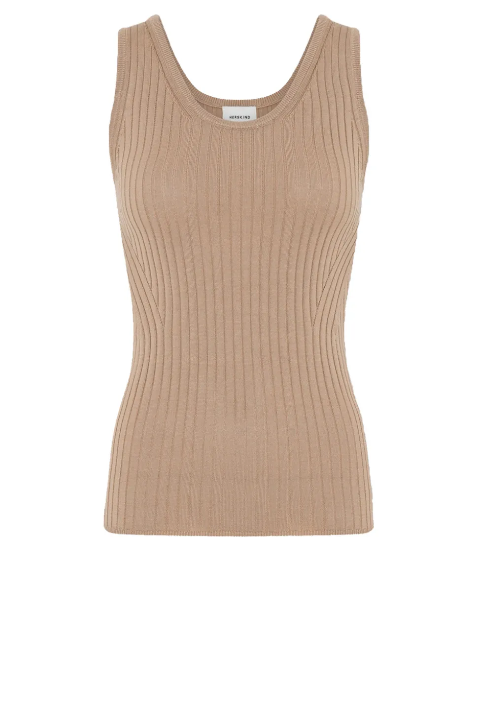 Lyocell Tricot Top Trippa | Beige... | Herskind | Little Soho