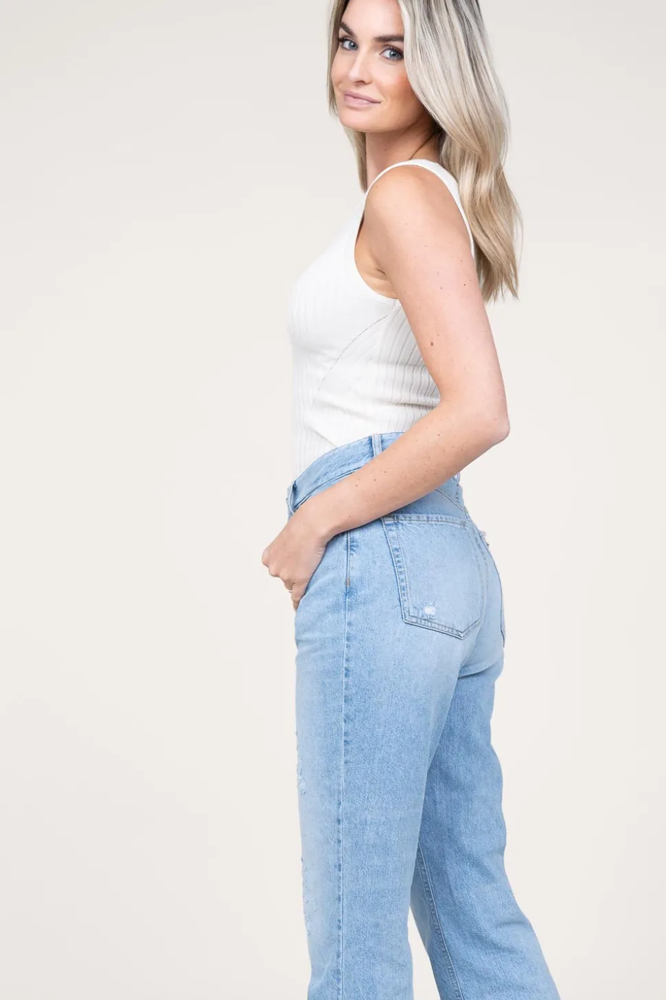 Lyocell Tricot Top Trippa | Natural... | Herskind | Little Soho