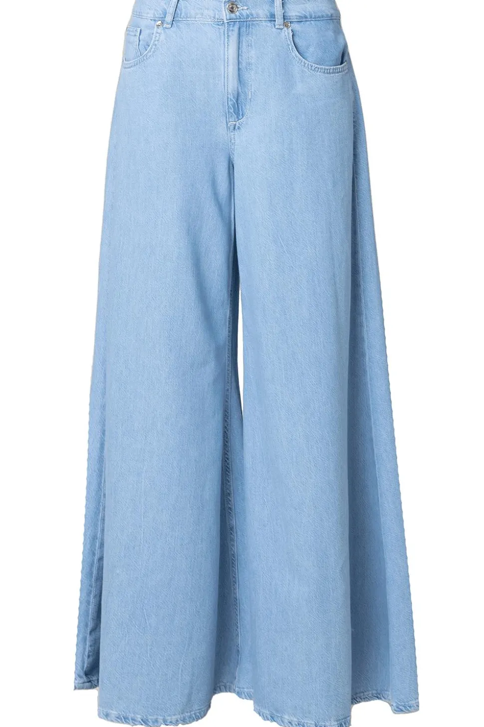 Lyocell Wide Leg Jeans Xitta | Blue... | Liu Jo | Little Soho