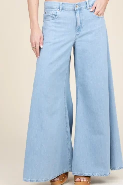 Lyocell Wide Leg Jeans Xitta | Blue... | Liu Jo | Little Soho