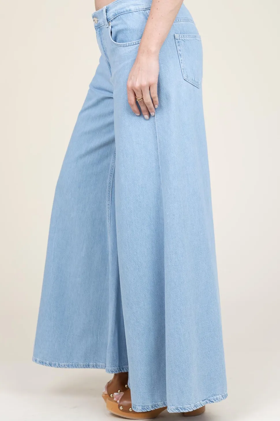 Lyocell Wide Leg Jeans Xitta | Blue... | Liu Jo | Little Soho