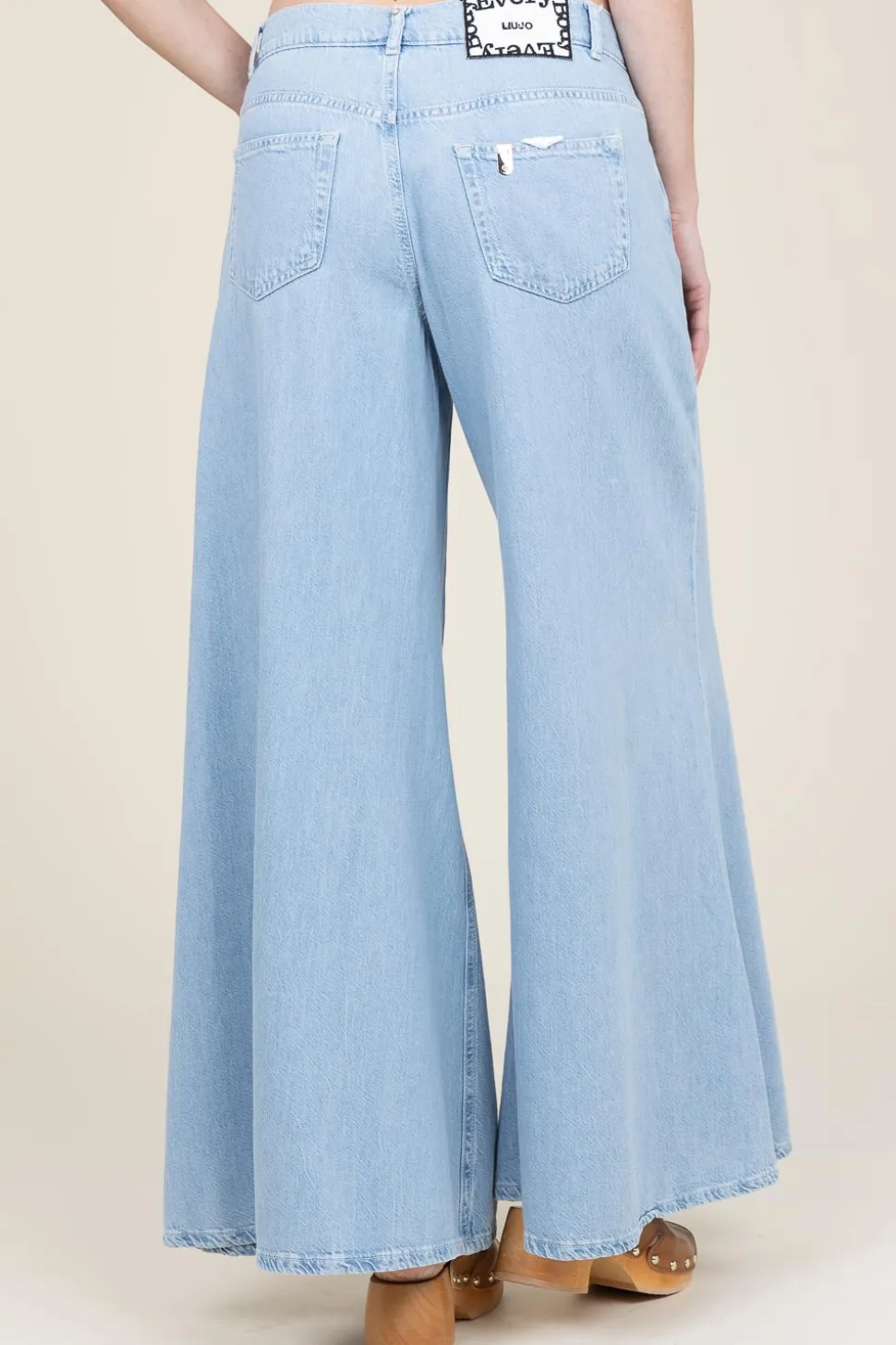Lyocell Wide Leg Jeans Xitta | Blue... | Liu Jo | Little Soho