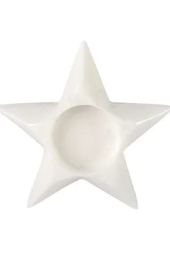 Marble Tealight Holder Dove Star | White... | Little Soho Living | Little Soho
