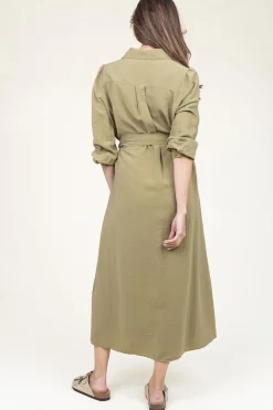 Maxi Dress Lara | Green... | Ba&Sh | Little Soho