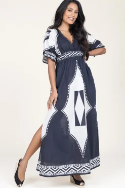 Maxi Dress Shade Of Light | Black... | Scarlett Poppies | Little Soho